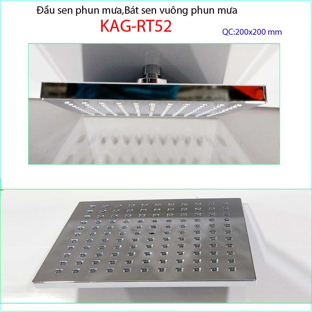 Cầu chắn rác sân thượng KAG-QC30 inox SUS304, thu nước máng xối đặt miệng ống D114 thoát nước nhanh chặn rác tốt