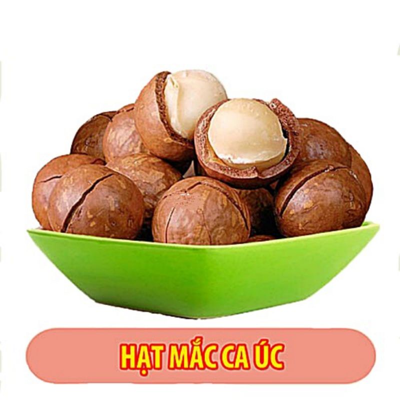 Hạt Macca Úc nứt vỏ tự nhiên (tặng kèm đồ tách)