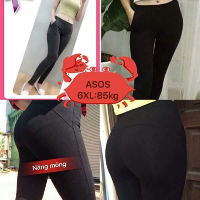 Quần Legging nữ, quần thun ôm,quần NÂNG MÔNG có 2 túi xéo có bigsize | BigBuy360 - bigbuy360.vn