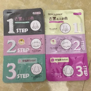 Lột mụn đầu đen 3 bước bioaqua