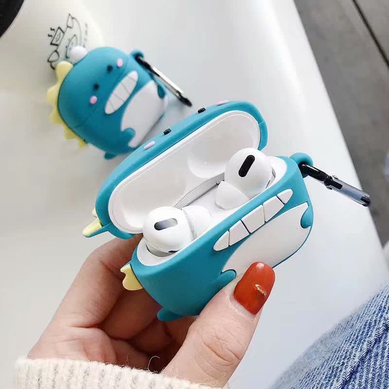 Case Vỏ Bọc Airpods Pro Hình Thú Đựng Hộp Sạc Tai Nghe Airpod Pro Bằng Silicon Dẻo Đẹp