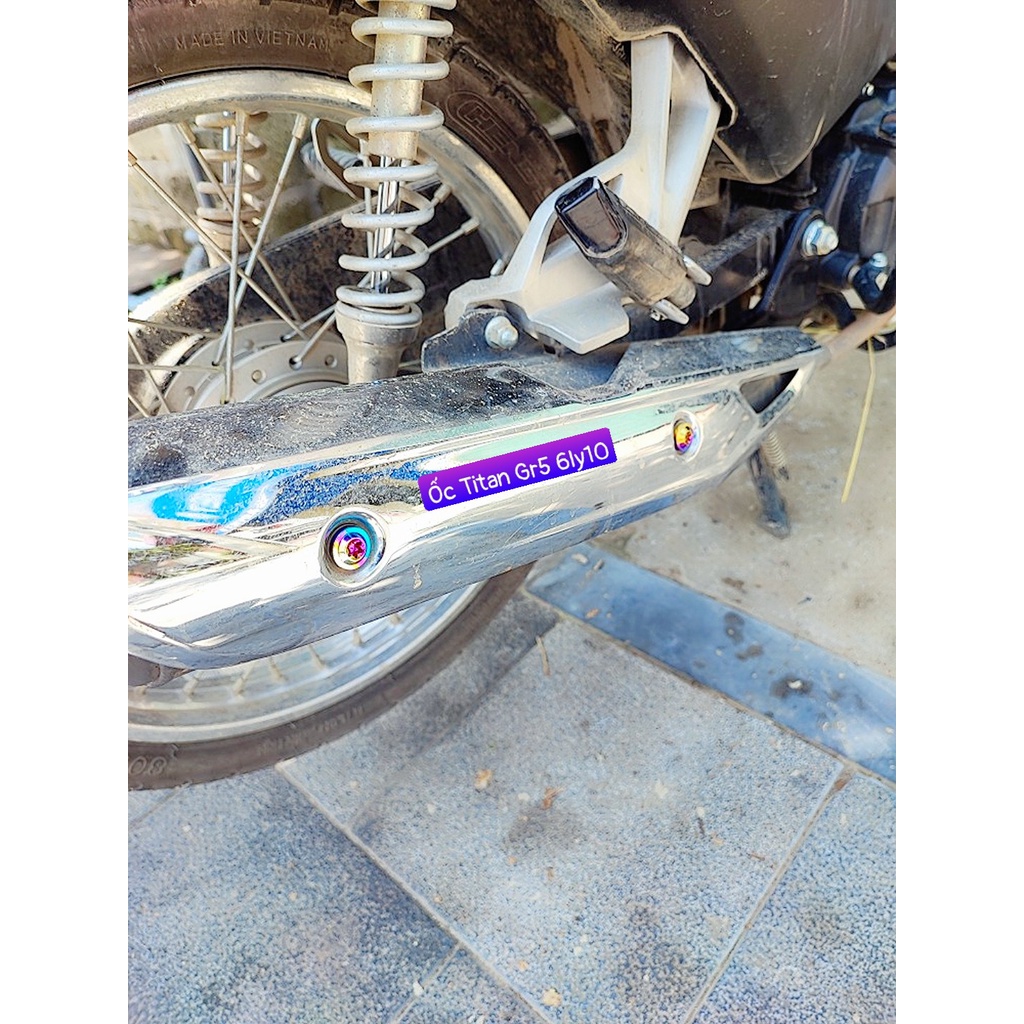 Ốc TiTan Gr5 6ly gắn xe máy
