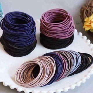 COMBO 100 CHUN BUỘC TÓC SIÊU DAI, chun buộc tóc phụi kiện tóc