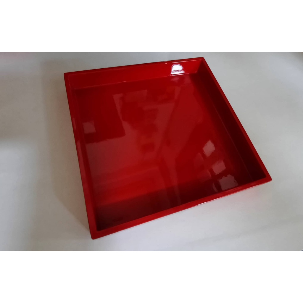 Khay sơn mài vuông kích thước 20x20cm - K01