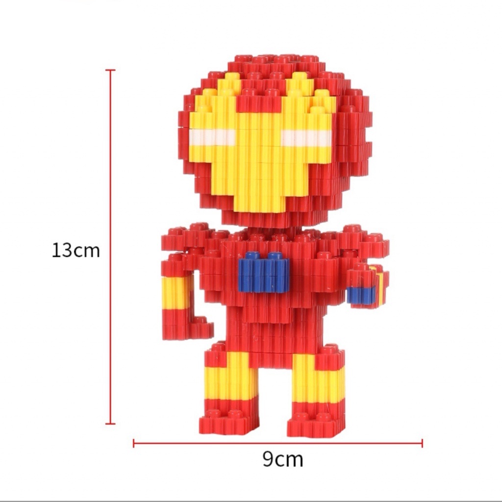 Khối hạt tương thích với đồ chơi Lego lắp ghép khối Đồ chơi trí tuệ lego pokemon lego nano mô hình marvel