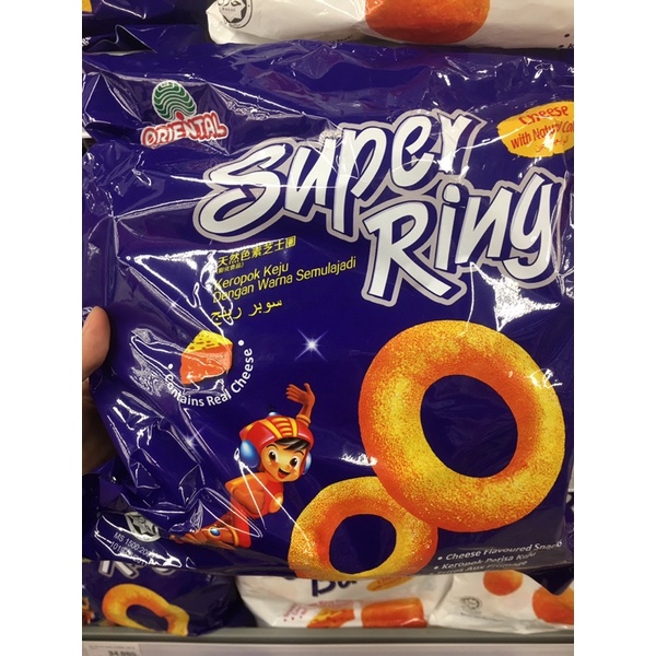 Snack Phô Mai Hình Nhẫn Super Ring Cheese Oriental 112G