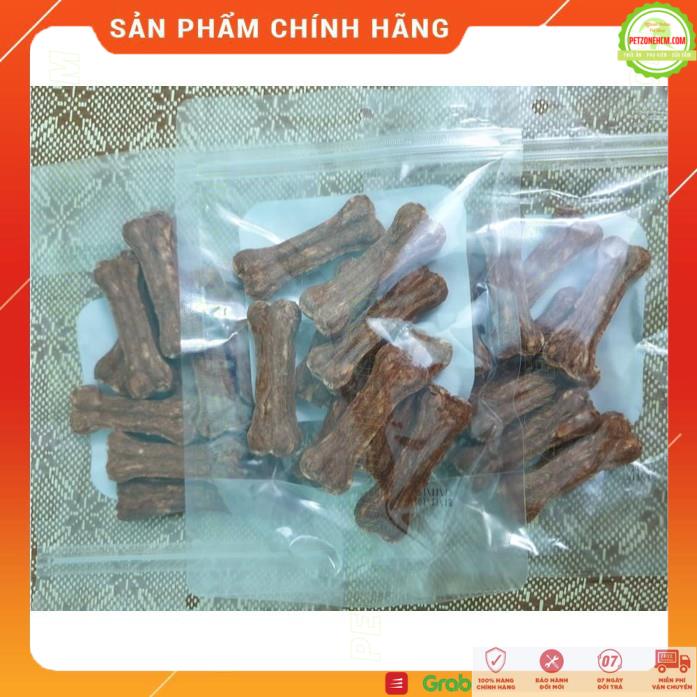 Xương đồ ăn cho chó  FREESHIP  Pet Snack bánh thưởng xương da bò dẹp 2 inch cho chó cún THT MS: 822