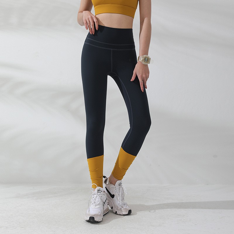 Quần legging HOPPE FUMENG lưng cao co giãn tập yoga chuyên dụng
