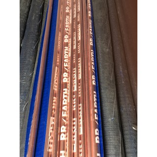 Cọc tiếp địa mạ đồng Ấn Độ phi 16 dài 2.4m (liên hệ qua phần chat nếu cần hỗ trợ đặt hàng, vận chuyển)
