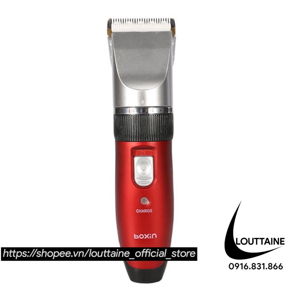 Tông đơ cắt tóc người lớn trẻ em thú cưng BOXIN BX-866 tích điện sạc pin đầy đủ phụ kiện