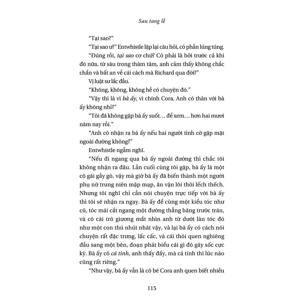 Sách - Sau Tang Lễ - After The Funeral - Agatha Christie