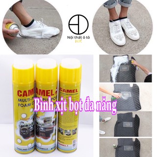 Bình xịt bọt tuyết đa năng CAMEL LOẠI TO 650ML vệ sinh nội thất ô tô, nhà cửa, ghế nỉ