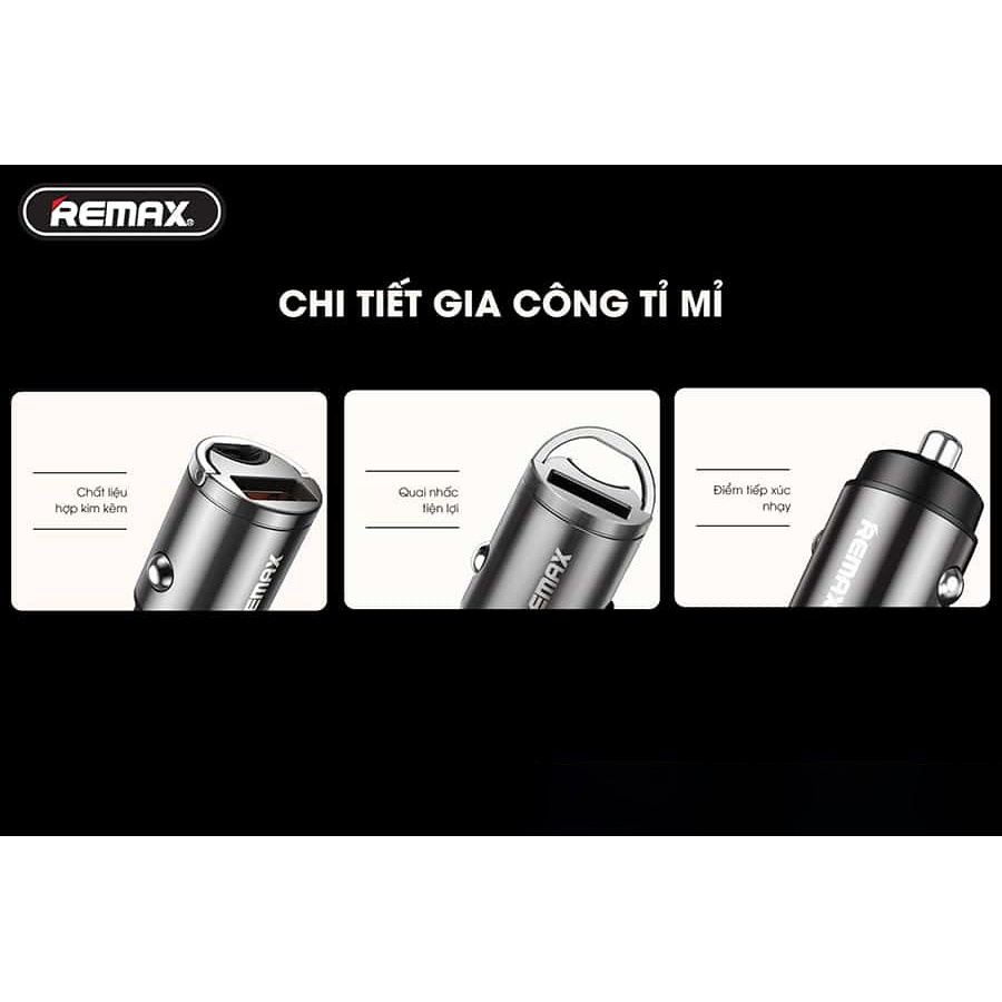 Củ sạc ô tô USB 18W Remax RCC-227