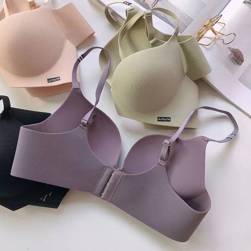 Áo lót nữ đúc su siêu mềm không gọng nâng đẩy ngực JUTSYLE