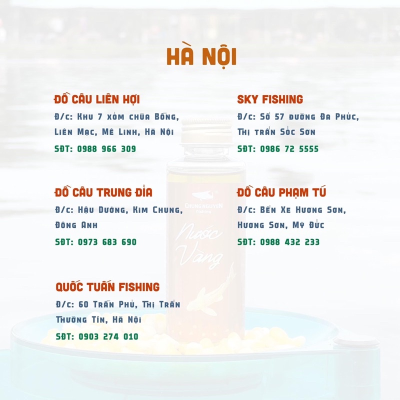 Nước Vàng Chung Nguyễn fishing