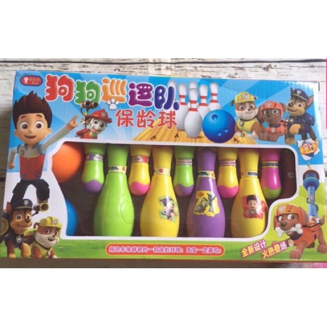 Bộ Đồ Chơi Bowling Paw Patrol 12 Chi Tiết Dành Cho Bé