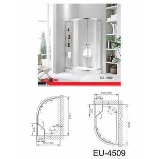 Phòng tắm vách kính Euroking EU-4509