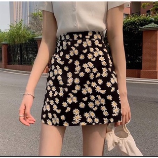 Chân váy hoa cúc hoạ mi
