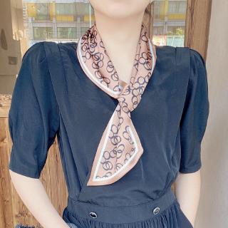 Khăn quàng cổ lụa dài thắt nơ thời trang dành cho nữ