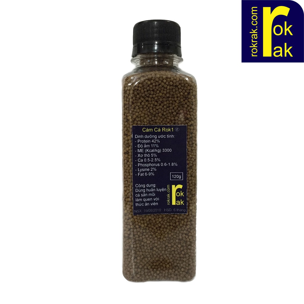 Cám cá betta Độ tanh cao Rok1 120g