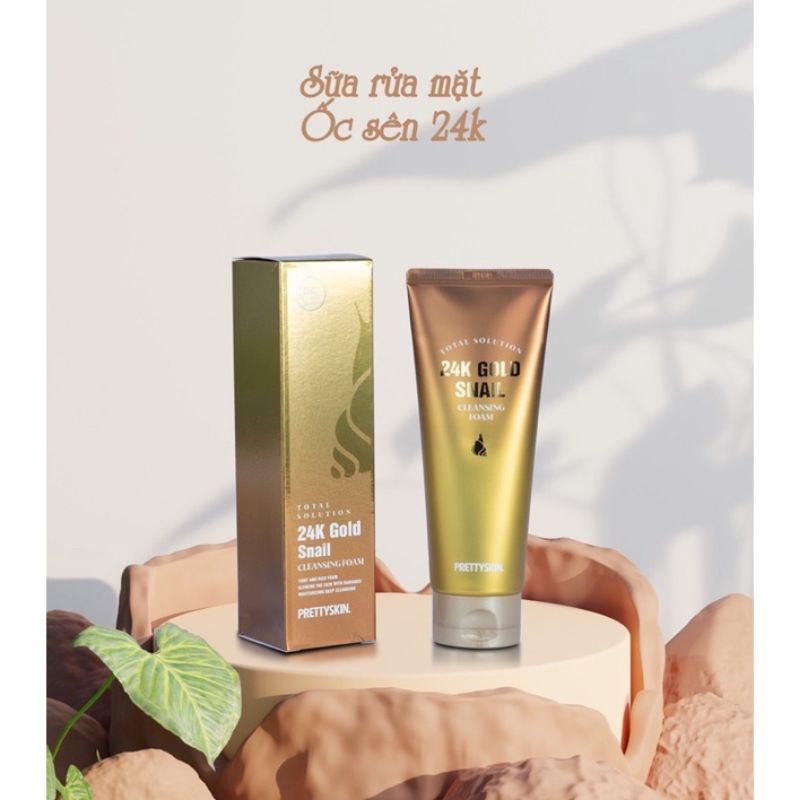 Sữa rửa mặt ốc sên Prettyskin 150ml