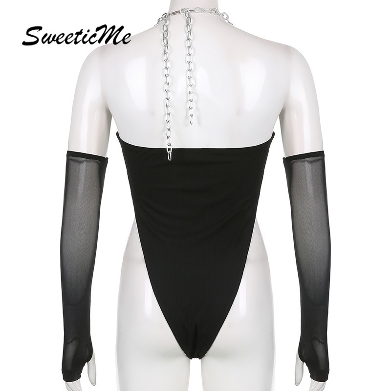 Bodysuit Hở Lưng Dây Xích   SweeticMe