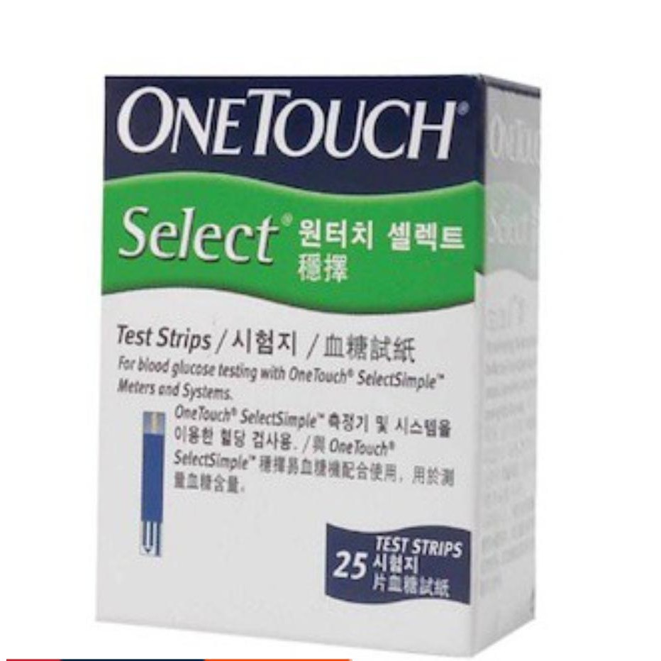 [Chính hãng] Que thử đường huyết Onetouch Select (one touch)