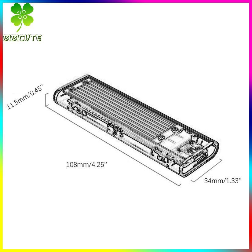 [Fast delivery]TCM2-C3 M.2 NVME Portable Hardisk Type-c Solid State SSD External USB3.1 Box | BigBuy360 - bigbuy360.vn