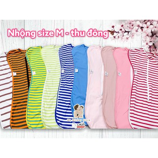 [HCM] NHỘNG CHŨN COCOON GIÚP BÉ NGỦ NGON, SÂU GIẤC, GIẢM GIẬT MÌNH, Vải Thu Đông, Size M, cho bé từ 5kg - 8kg