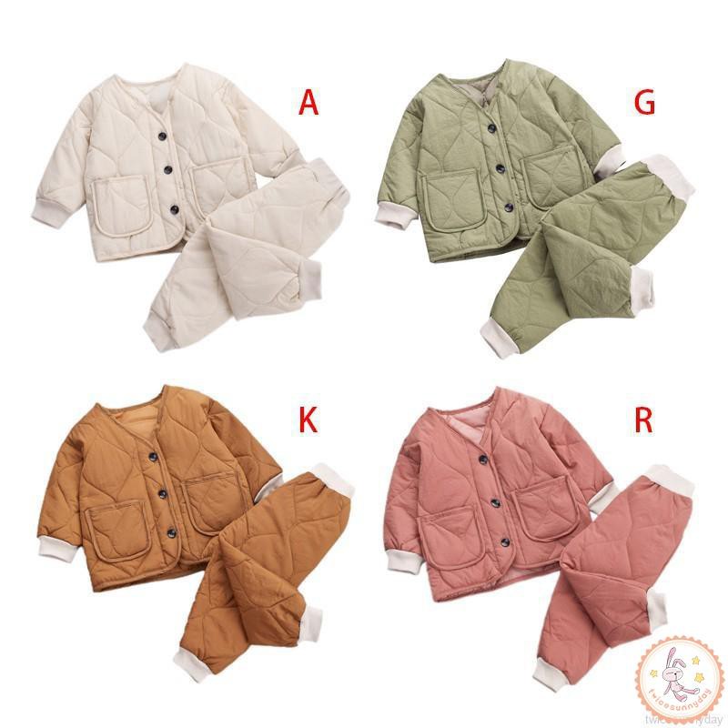 Set Đồ Bộ Dài Tay Giữ Ấm Thời Trang Dành Cho Bé