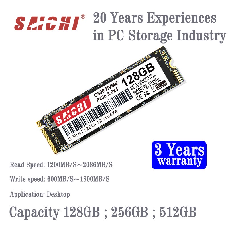 Ổ Cứng Ssd G800 Nvme 128gb 256gb Ssd Pcie 3.0 X4 Nvme 3d Tlc / Qlc