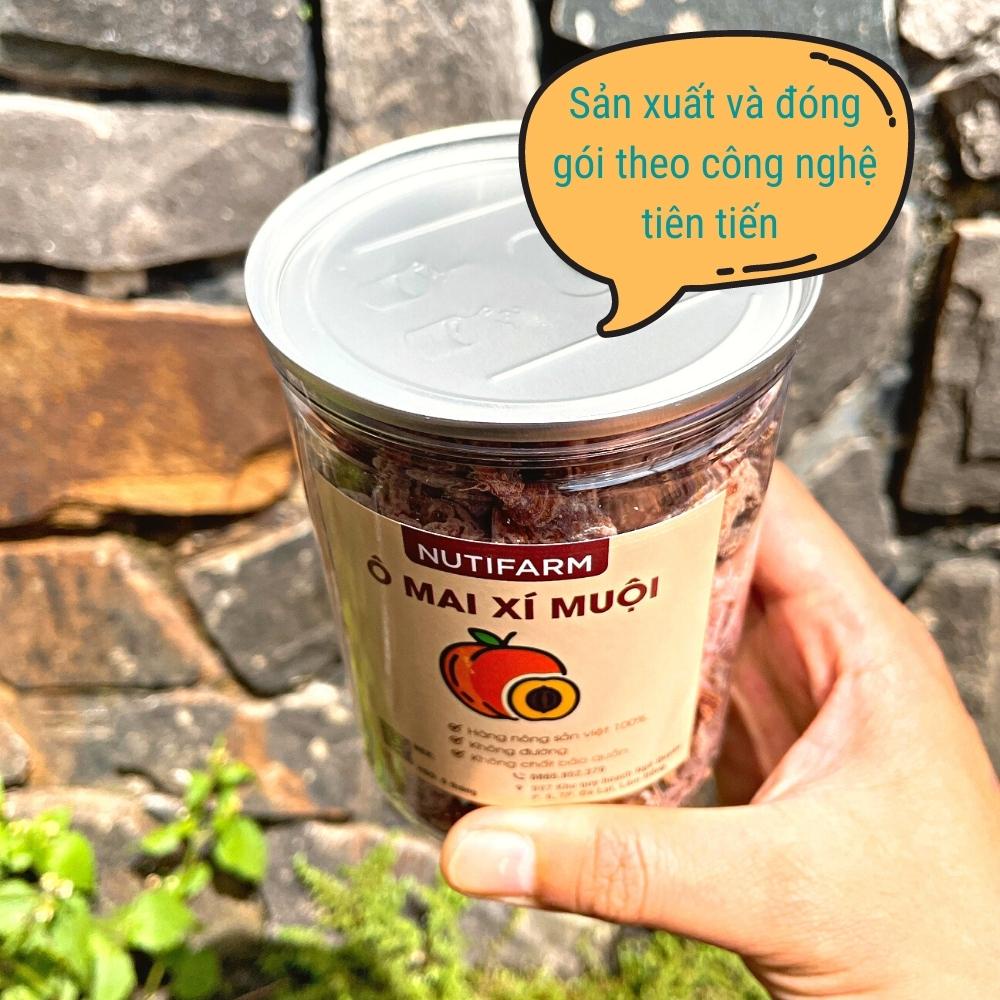 Xí muội đào không hạt NutiFarm 400gr, ô mai xí muội chua ngọt, chua cay, chua mặn