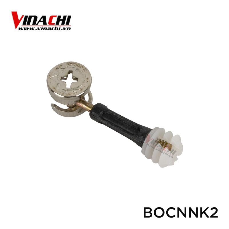 Bộ ốc liên kết cam nở nhựa kiểu 2 - 6x40mm - Túi 100 bộ