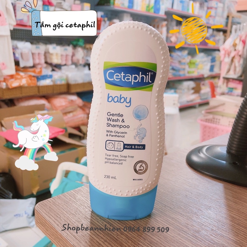 Tắm gội cetaphil 200ml-An toàn cho bé