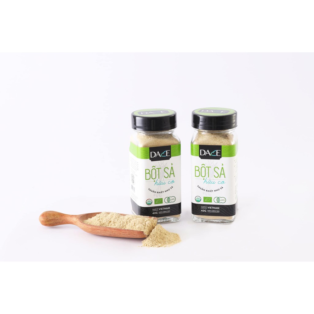 BỘT SẢ HỮU CƠ DACE  - Organic Lemongrass Powder 🚚 FREESHIP 🚚