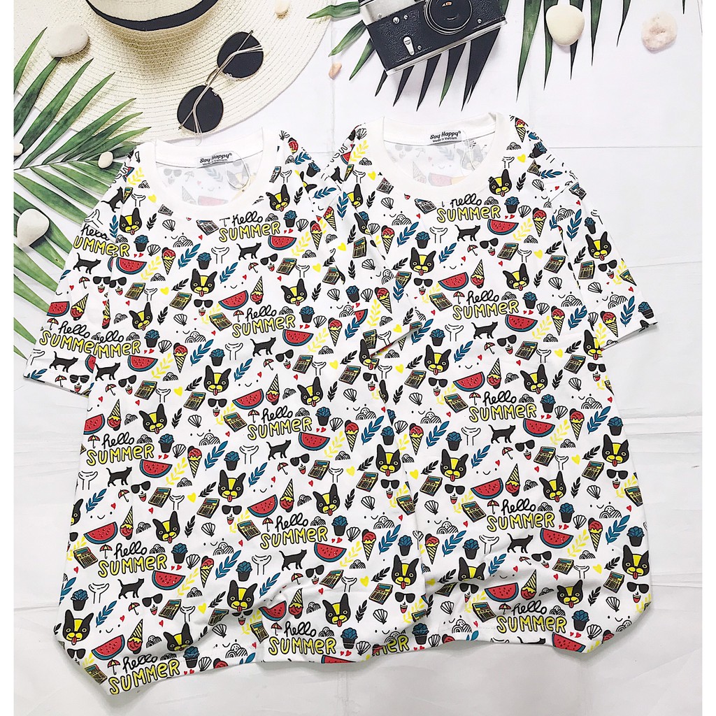 [QUÀ TẶNG HẤP DẪN TRỊ GIÁ 39K] -  MUA ÁO THUN SAYHAPPY TẶNG BÚT BTS | BigBuy360 - bigbuy360.vn