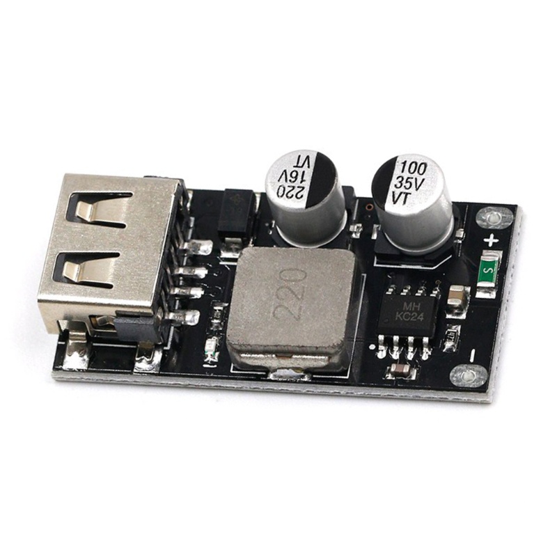Mô Đun Hạ Áp LI QC3.0 QC2.0 USB DC-DC 6-32V 9V 12V Chuyên Dụng
