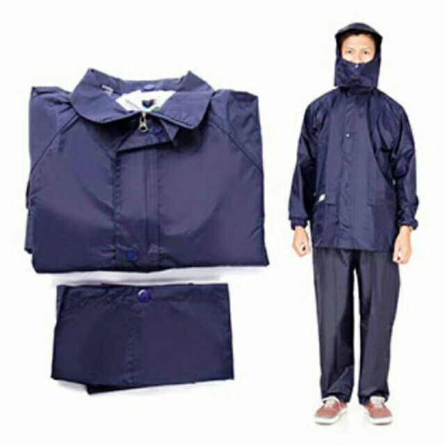Bộ Áo Mưa Vải Dù Cao Cấp ⚡FREESHIP⚡ 2 Lớp Khóa Chống Thấm Cực Tốt