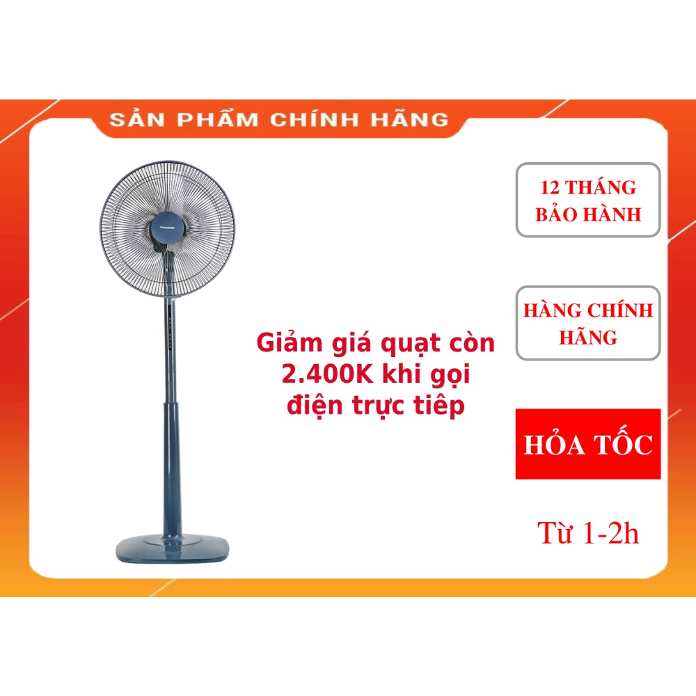 QUẠT CÂY PANASONIC F-409K màu xanh QT28 ( 223220V )