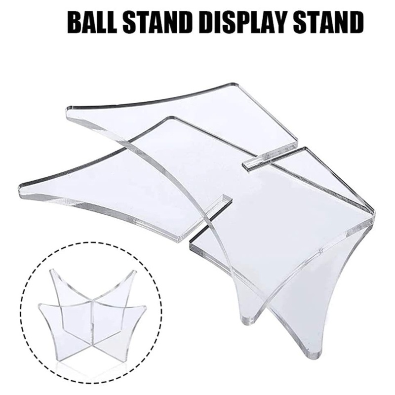 Giá Đỡ Trưng Bày Quả Bóng Đá / Bóng Rổ / Bóng Đá Bằng Acrylic Trong Suốt