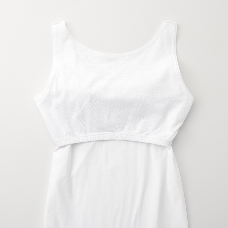 Muji Áo Ba Lỗ Lụa Có Đệm Ngực