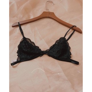 Bralette Đồ Lót Đen Basic Không gọng