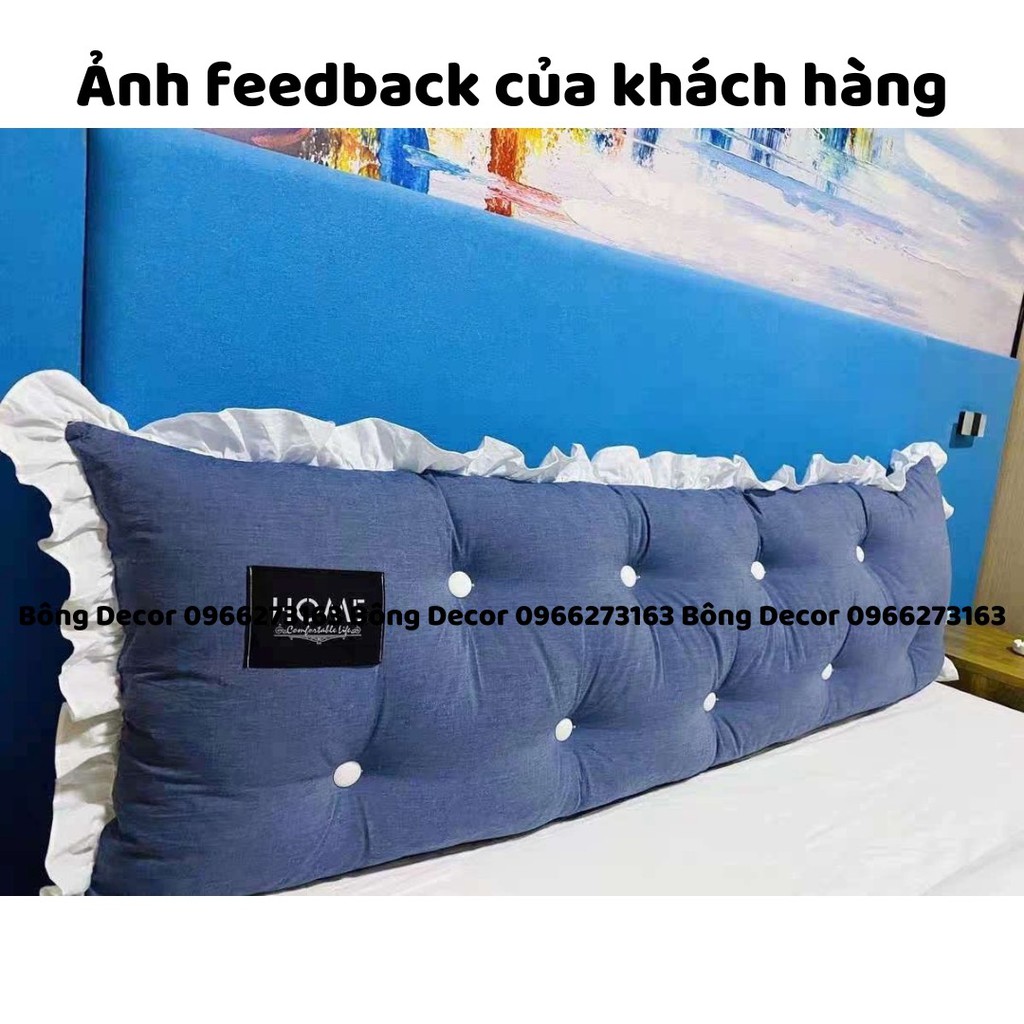 Gối Tựa Đầu Giường Cao Cấp Mẫu Mới Hình Chữ Nhật Kích Thước 1m8