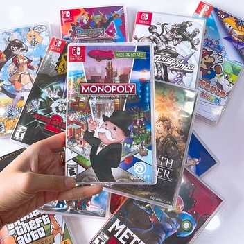 Bìa cover game nintendo switch theo yêu cầu