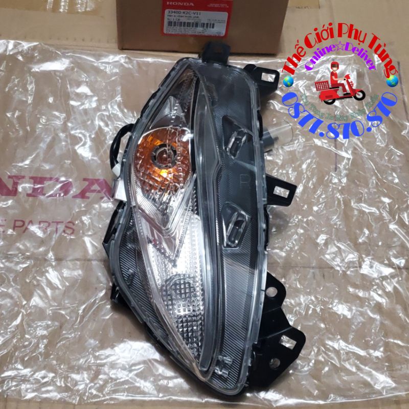 Cặp đèn xi nhan trước Vision 2021  zin Honda Việt Nam - 33450K2CV11/ 33400K2CV11