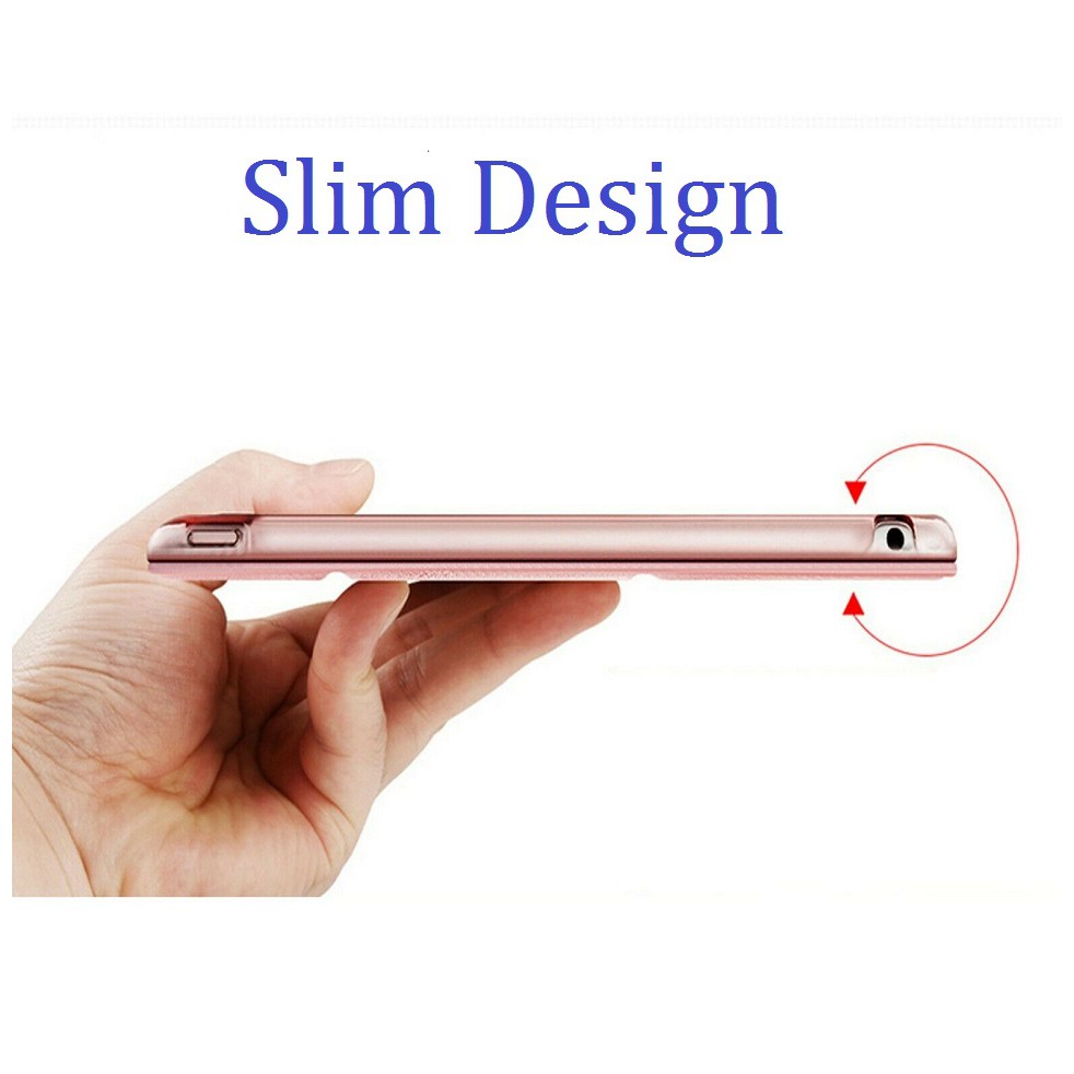 Bao da máy tính bảng thông minh nắp gập bằng PVC dành cho iPad 2 3 4 5 air 1 2 mini 1 2 3 4 5 | BigBuy360 - bigbuy360.vn