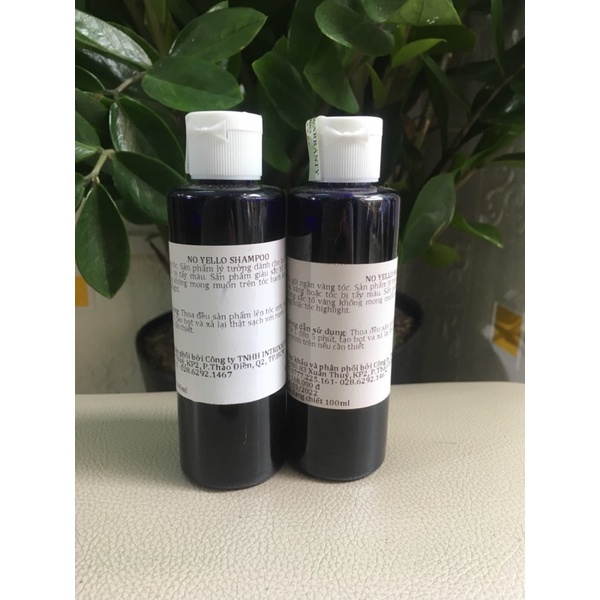 (Chai 100ml) Dầu gội tím khử vàng giữ màu cho tóc tẩy
