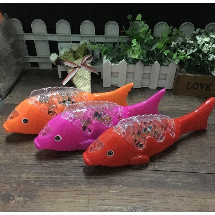 [GIẢM GIÁ 3 NGÀY] Đồ Chơi trẻ em dạng cá chép phát nhạc, đèn LED lấp lánh và chuyển động như cá thật