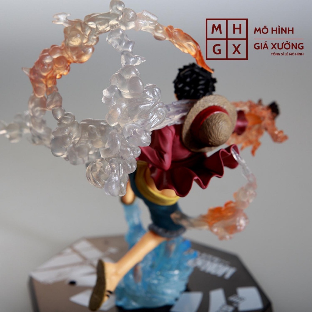 Mô hình Luffy One Piece gear 2 haki figure F.zero hàng cao cấp đế có chữ tên nhân vật M.luffy cao 20cm hiệu ứng đặc biệt