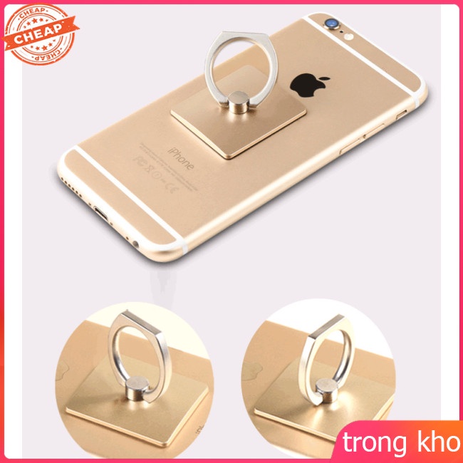 Nhẫn đỡ kim loại xoay 360 độ thông dụng thích hợp cho điện thoại iPhone Samsung